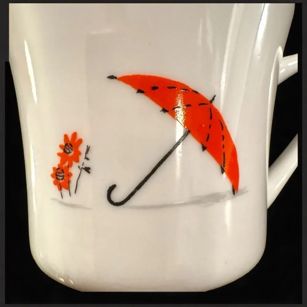 Vintage Chodiez China Whimsical Tea Cup and Saucer Set